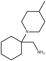 C-[1-(4-METHYL-PIPERIDIN-1-YL)-CYCLOHEXYL]-METHYLAMINE 结构式