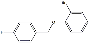 2-BROMOPHENYL-(4-FLUOROBENZYL)ETHER 结构式