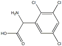 AMINO-(2,3,5-TRICHLORO-PHENYL)-ACETIC ACID 结构式