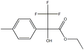 3,3,3-TRIFLUORO-2-HYDROXY-2-(P-TOLYL)PROPIONIC ACID ETHYL ESTER 结构式