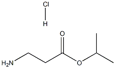 ISOPROPYL 3-AMINOPROPANOATE HYDROCHLORIDE 结构式