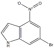6-BROMO-4-NITRO INDOLE 结构式