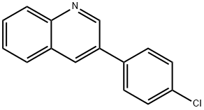 3-(4-氯苯基)喹啉 结构式