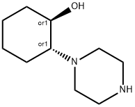 (1S,2S)-2-PIPERAZIN-1-YL-CYCLOHEXANOL 结构式