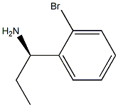 (1R)-1-(2-BROMOPHENYL)PROPYLAMINE 结构式