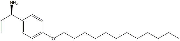 (1R)-1-(4-DODECYLOXYPHENYL)PROPYLAMINE 结构式