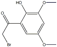 2-BROMO-1-(2-HYDROXY-3,5-DIMETHOXYPHENYL)ETHANONE 结构式