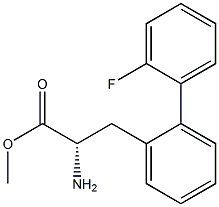 METHYL (2S)-2-AMINO-3-[2-(2-FLUOROPHENYL)PHENYL]PROPANOATE 结构式