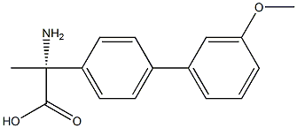(2R)-2-AMINO-2-[4-(3-METHOXYPHENYL)PHENYL]PROPANOIC ACID 结构式