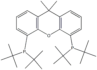 4,5-二(二-叔丁基膦)-9,9-二甲基氧杂蒽,99% 结构式