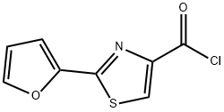 2-(2-FURYL)-1,3-THIAZOLE-4-CARBONYL CHLORIDE 结构式