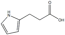 3-(1H-PYRROL-2-YL)PROPANOIC ACID 结构式