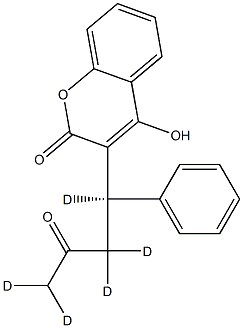 华法林-D5-(R) 结构式