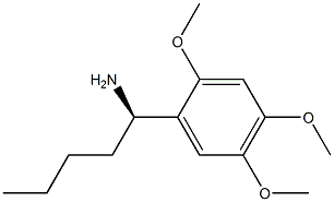 (1R)-1-(2,4,5-TRIMETHOXYPHENYL)PENTYLAMINE 结构式