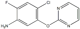 4-CHLORO-2-FLUORO-5-(2-PYRIMIDINYLOXY)ANILINE 结构式
