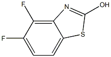 4,5-DIFLUORO-2-HYDROXYBENZOTHIAZOLE 结构式