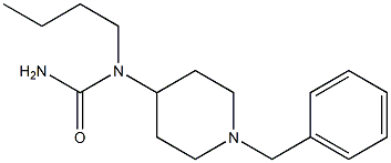 N-BUTYL-N-(1-BENZYL-4-PIPERIDINYL)-UREA 结构式