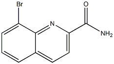 8-Bromoquinoline-2-carboxamide 结构式