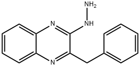 2-BENZYL-3-HYDRAZINOQUINOXALINE 结构式