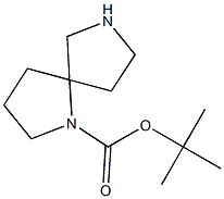 TERT-BUTYL 1,7-DIAZASPIRO[4.4]NONANE-1-CARBOXYLATE 结构式