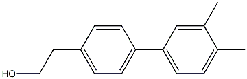 4-(3,4-DIMETHYLPHENYL)PHENETHYL ALCOHOL 结构式