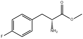 Methyl (2R)-2-amino-3-(4-fluorophenyl)propanoate 结构式