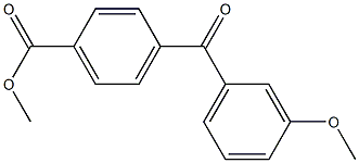 4-(3-Methoxy-benzoyl)-benzoic acidmethyl ester 结构式