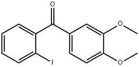 3,4-DIMETHOXY-2'-IODOBENZOPHENONE 结构式