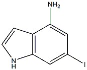 4-AMINO-6-IODO INDOLE 结构式