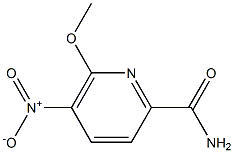 6-METHOXY-5-NITROPYRIDINE-2-CARBOXAMIDE 结构式