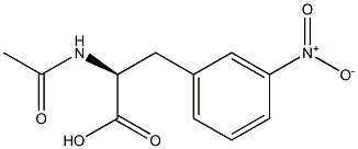 R-N-ACETYL-3-NITROPHENYLALANINE 结构式