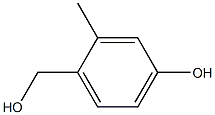 4-Hydroxy-2-methylbenzyl alcohol 结构式