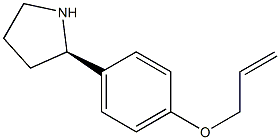 1-((2R)PYRROLIDIN-2-YL)-4-PROP-2-ENYLOXYBENZENE 结构式