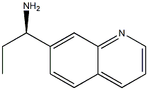 (1R)-1-(7-QUINOLYL)PROPYLAMINE 结构式