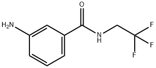 3-AMINO-N-(2,2,2-TRIFLUOROETHYL)BENZAMIDE 结构式