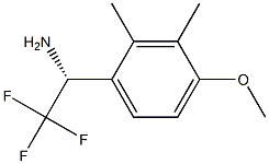 (1R)-2,2,2-TRIFLUORO-1-(4-METHOXY-2,3-DIMETHYLPHENYL)ETHYLAMINE 结构式