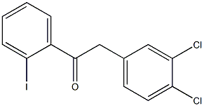 2-(3,4-DICHLOROPHENYL)-2'-IODOACETOPHENONE 结构式