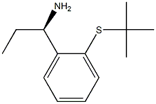 (1R)-1-[2-(TERT-BUTYLTHIO)PHENYL]PROPYLAMINE 结构式