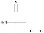 2-氨基-2-甲基丙腈盐酸盐 结构式