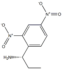 (1S)-1-(2,4-Dinitrophenyl)propylamine 结构式