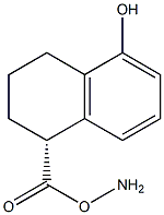 (1R)-1-AMINO-5-HYDROXY-1,2,3,4-TETRAHYDRONAPHTHALENECARBOXYLIC ACID 结构式