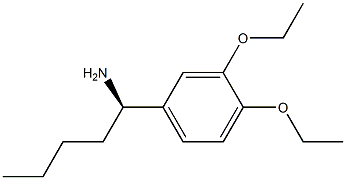 (1R)-1-(3,4-DIETHOXYPHENYL)PENTYLAMINE 结构式