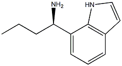 (1R)-1-INDOL-7-YLBUTYLAMINE 结构式