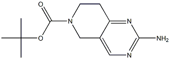 2-AMINO-6-TERT-BUTOXYCARBONYL-5,6,7,8-TETRAHYDROPYRIDO-[4,3-D]-PYRIMIDINE 结构式