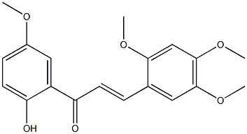 2'-HYDROXY-2,4,5,5'-TETRAMETHOXYCHALCONE 结构式