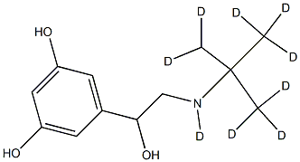 特布他林-D9 结构式