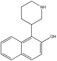 1-PIPERIDIN-3-YL-NAPHTHALEN-2-OL 结构式