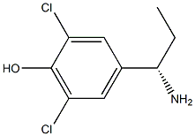 4-((1S)-1-AMINOPROPYL)-2,6-DICHLOROPHENOL 结构式