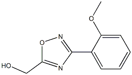 [3-(2-METHOXYPHENYL)-1,2,4-OXADIAZOL-5-YL]METHANOL 结构式