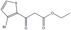 ETHYL (3-BROMO-2-THENOYL)ACETATE 结构式